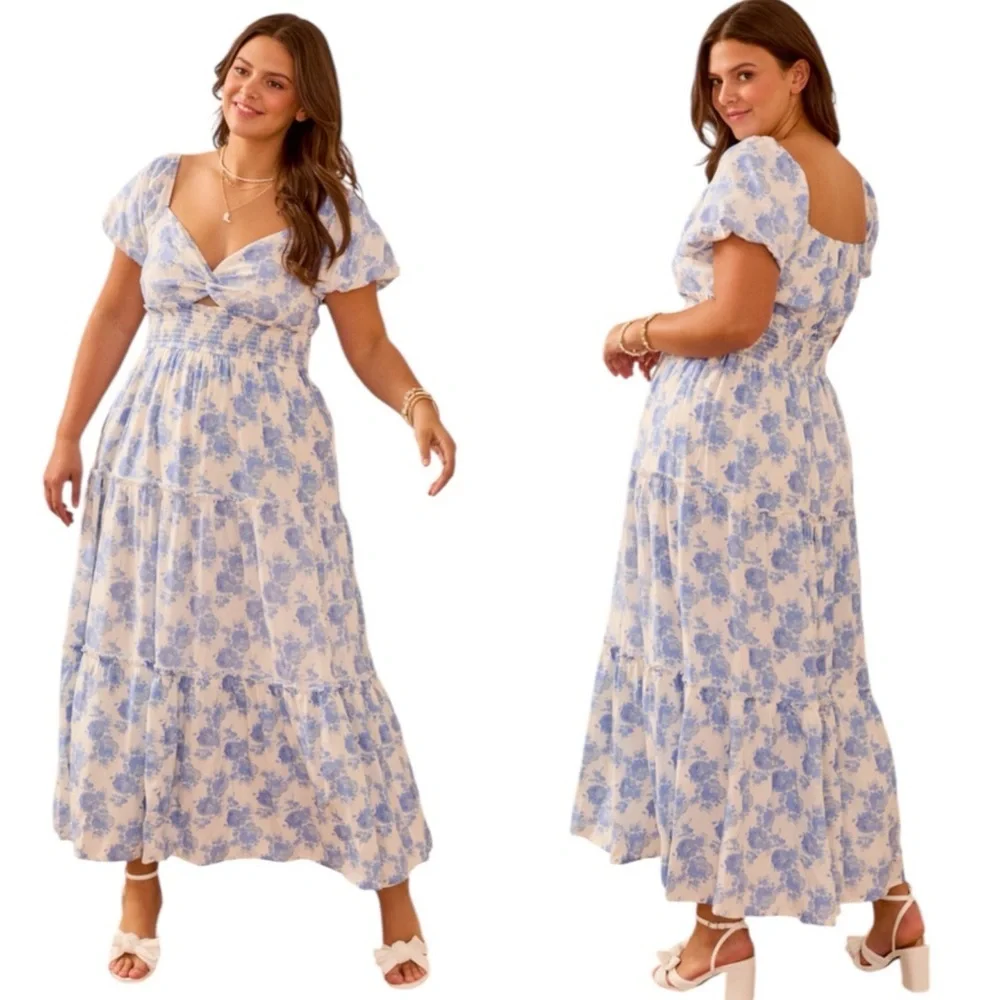 Arula Nadine Floral Maxi Dress NWT